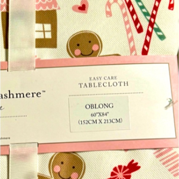 Cupcake and Cashmere Gingerbread Pastel Table Cloth - Picture 4 of 4